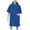 Blue., variant on Agkizg Plus Size Women's Fleece Lined Bathrobe,Long Robes for Women's House Robes,Womens Hooded Long Sleeve Cape Robe with Pockets Solid Color Soft Warm Bathrobe Sleepwear Loungewear