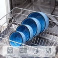 thumbnail image 6 of Onader 8 Piece Serving Bowls with Lid, Ceramic Mixing Bowls Set of 4, Food Storage Container for Soup Salad Meat Pasta Cereal Leftover, Microwave & Dishwasher Safe -Blue, 6 of 10