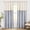 Beige&blue, variant on Cotton Linen Curtains for Living Room, Rod Pocket & Back Tab Boho Curtains for Bedroom, Country Farmhouse Striped Curtain with Rustic Buttons, Home Decor, Khaki, 52 x 84 Inch, 2 Panels