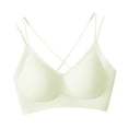 thumbnail image 2 of Sujetador para mujer, sujetador elevador con cuello en V, Bralettes, sujetador para dormir, suave, transpirable, todos los días SG, 2 of 8