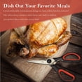 thumbnail image 6 of Kitchen Shears Scissors for Chicken, Meat Fish and Herb - Stainless Steel Blades, 6 of 7