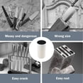 thumbnail image 5 of Knife holder, kitchenware universal knife holder, space-saving scissors slot knife holder, 5 of 5
