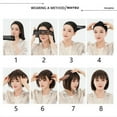 thumbnail image 5 of Glueless wigs, pre-plucked and pre-cut for beginners, women's synthetic lace front wigs, long wavy lace hairline with middle parting, suitable for daily parties, ready to wear in 3 seconds, 5 of 8