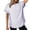 Multicolor, variant on Fashion Olyvenn T Shirts for Women Striped Color Block Crewneck Short Sleeve Casual Workout Tops Loose High Low Blouses Gray M