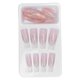 thumbnail image 1 of Uñas postizas de cubierta completa, 24 piezas de uñas postizas con purpurina brillante para mujeres, punta de uñas profesionalmente probada, 1 of 8