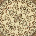 thumbnail image 6 of SAFAVIEH Lyndhurst Isadora Traditional Bordered Area Rug, Ivory/Red, 5'3" x 5'3" Round, 6 of 6