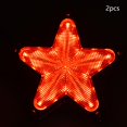 thumbnail image 6 of lacooooppia 2Pcs Side Markers Lights Night Automotive Accessory Trailer LED Signals Light red, 6 of 8