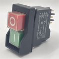 thumbnail image 3 of Interruptores pulsadores de arranque electromagnético Yashi KJD17 6 pines 15 A CA 220 V IP55 Negro, 3 of 5