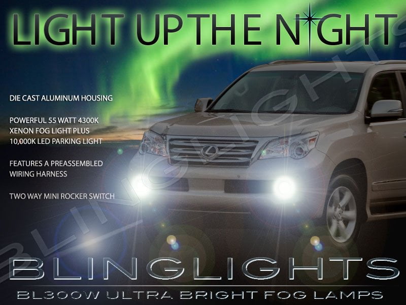 Lexus GX 460 Xenon Driving Lights Fog Lamps Kit GX460 J150 2010 2011