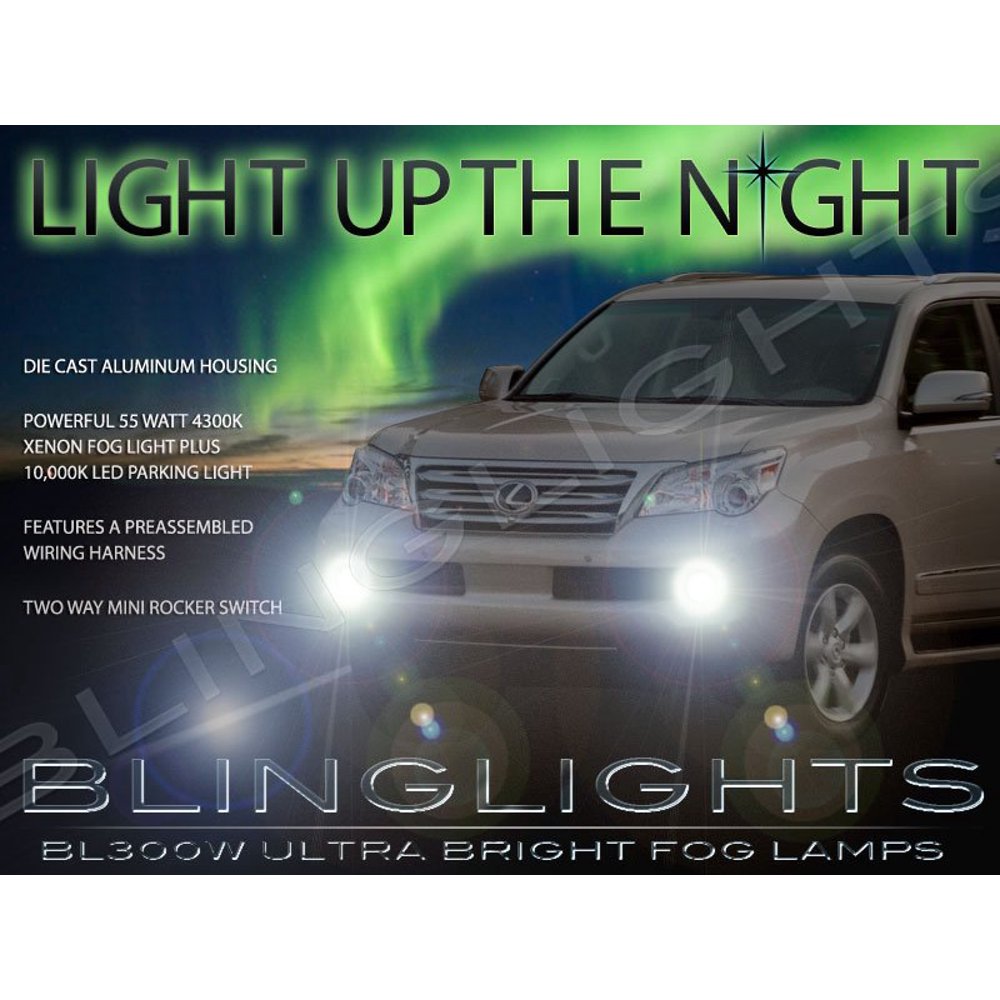 Lexus GX 460 Xenon Driving Lights Fog Lamps Kit GX460 J150 2010 2011