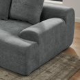 thumbnail image 5 of Newest 110.25x67'' Modern Upholstered L-Shape Sectional Sofa Couch, Modular Compressed Sofa with Free Combination for Living Room Bedroom, Melange Velvet, Grey, 5 of 7
