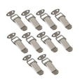 thumbnail image 2 of Elodie 10 Pieces Spring Loaded Toggle Latch Hasp Locks latches for Cabinet Case Box without Padlock Hole, 2 of 8