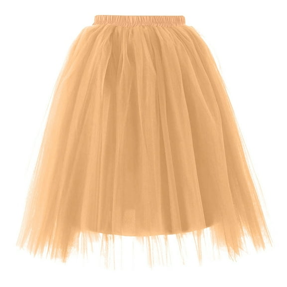 STAOEDU Adult Tutu Skirt, Tulle Tutus for Women, Mardi Gras Tutu Elastic Teen Adult Tulle Tutu Skirt