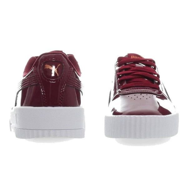 Tenis Puma Carina Charol Guindo Mujer Casual vino 23.5 Puma 370912 03 Walmart en linea