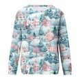 thumbnail image 5 of ZRGHAOYLQ Novelty Christmas 3D Pattern Shirts Womens Merry Christmas Crewneck Sweatshirt Comfy Loose Long Sleeve Shirt Tops for Christmas Gift, 5 of 5