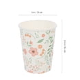 thumbnail image 3 of Weiweiguan 24 Pcs Flower Paper Cups Delicate Drinks Paper Cups Party Disposable Paper Cups, 3 of 6