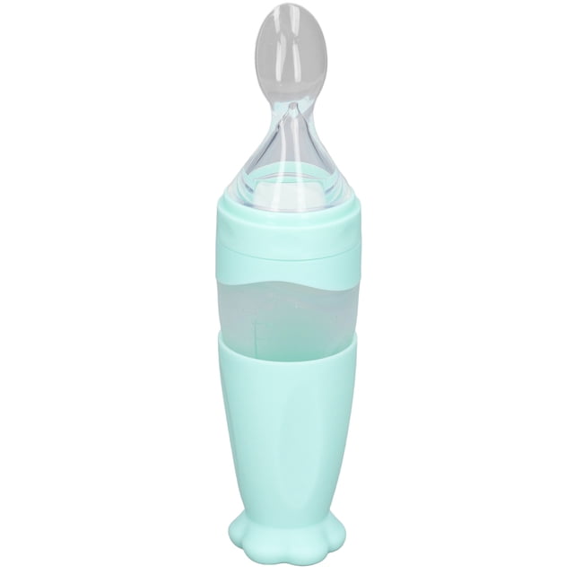 Alimentador de Alimentos para Bebés, Diseño de Seguridad Multipósito de Silicona Botella Spoon 2 en 1 Filtración Buy Sellado para Herramienta de Alimentación Para Bebés