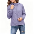 thumbnail image 7 of Gytharion Plus Size UV Protection Jackets for Women Summer Lightweight Breathable Hooded Zipper Sun Protection Jackets Solid Color Casual Outdoor UPF 50+ Jackets, 7 of 7