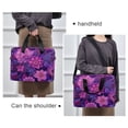 thumbnail image 6 of 16" Laptop Briefcase for Work Travel Laptop Shoulder Bag Carrying Handbag Laptop Case Lavender Bohemian Pattern, 6 of 8