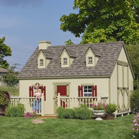 Little Cottage Sara Victorian 8 X 16 Mansion Wood Playhouse