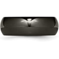 thumbnail image 4 of Chisel Titanium Black Ti Polished 8.2mm Band - Ring Size 7.5, 4 of 8