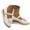 White, variant on Leozcaa Women's Mary Jane Woven Espadrilles Ballet Flats for Women Flower Leather Summer Ballerina Flats.