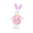 thumbnail image 4 of Lindo muñeco de conejo de Pascua de pie, juguete de peluche rústico decorativo en miniatura para Rosa, 4 of 9
