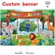 thumbnail image 2 of Banner para decoración de fiesta AUBAO Wild Jungle Safari, 12 cumpleaños, 2 of 7