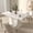 White, variant on MAYEERTY Expandable Rectangular Dining Table for 6 to 10 People, Extendable Kitchen Dining Table with Hidden Built-in Extension Panel, Sfor Dining Room, Apartment, Kitchen, Family Gathering Furniture