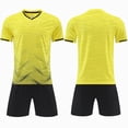 thumbnail image 2 of KPOPLK Boys Clothes Athletic 2-Piece Outfit Clothing Set Short Sleeve Shirt Tee & Shorts for Kids 1-13 Years Size 11-12 Years,Yellow, 2 of 4