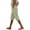 AX24-Army Green, variant on VV AVEORS Linen Capri Pants For Women Knee Length Dressy Causal Drawstring Elastic Waist Buttons Bermuda Shorts With Pockets Summer Beach Khaki 3XL