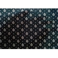 thumbnail image 4 of oneOone Cotton Silk Navy Blue Fabric Ethnic Bandhani Craft Projects Decor Fabric Printed By The Yard 42 Inch Wide, 4 of 4