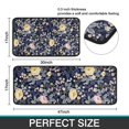 thumbnail image 7 of Pioneer Flower Floral Print Pattern Kitchen Rugs Sets Of 2,Anti Fatigue Kitchen Mat Rugs Non Slip Washable,Decorative Kitchen Floor Mats for Kitchen,Sink,Laundry,17"X30"+17"X47", 7 of 7