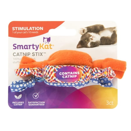 UPC 786306096205 product image for SmartyKat CatnipStix Set of 3, 100% Catnip Filled Cat Toys | upcitemdb.com