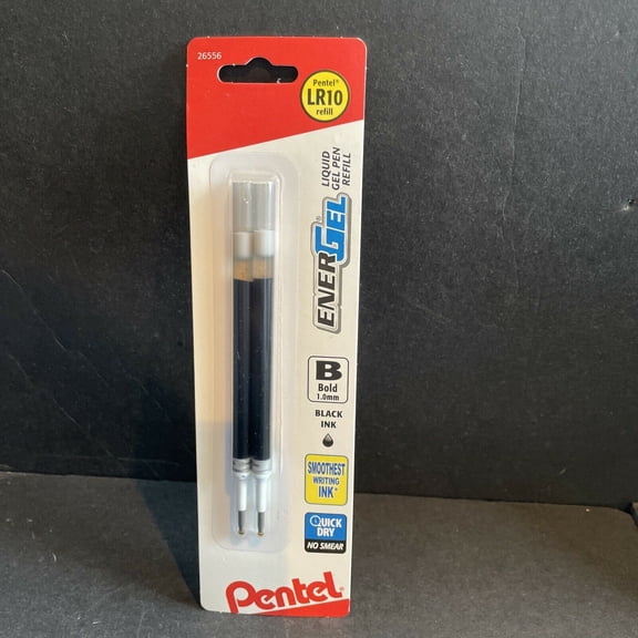 Pentel EnerGel liquid gel pen refill .7mm Black ink LR10