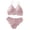 Pink, variant on Levmjia Women's Lingerie Set Lace Bralette and Thong V-Neck Solid Color Adjustable Straps Comfortable Sleepwear Relax Home Daily Wear