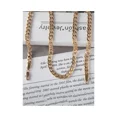 thumbnail image 3 of Collar de hombre, collar de cadena de moda para hombre, cadenas para hombre, joyería de oro de 18 quilates, 22 pulgadas, 56 cm, 1 pieza, oro, 3 of 5