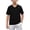 Black, variant on Basic Athletic T Shirts for Kids Boys Mesh Grid Summer Quick Dry Breathable Tee V Neck Tops
