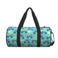 thumbnail image 2 of KLL Cartoon Monster Truck Duffle Bag For Men Women Sport Gym Fitness Tote Travel Training Workout Basketball Football Weekender, 2 of 8