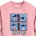 thumbnail image 2 of Disney - Lilo & Stitch - All The Expressions of Stitch - Toddler & Youth Crewneck Fleece Sweatshirt, 2 of 4
