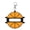 basketball, variant on Sports-Themed Hair Tie Holder Keychain with Plastic 3D-Printed Charm, Metal Clip, and Rings for Backpacks, Bag, Purse and Key