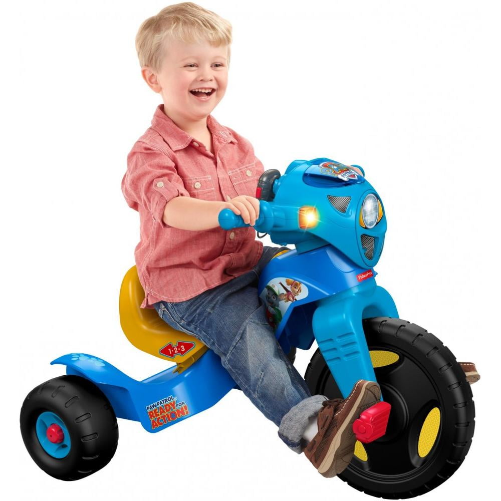 Blue Details about   PAW PATROL Tricycle with Push Handle 3 Wheeled Kids Bike 