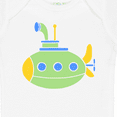 thumbnail image 4 of Inktastic Cute Green Submarine Boys or Girls Baby Bodysuit, 4 of 5