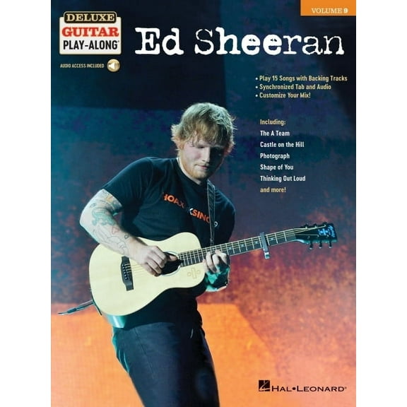 Ed Sheeran: Deluxe Guitar Play-Along Volume 9 (Book/Online Audio), (Paperback)
