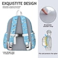 thumbnail image 5 of Kirky Hasky Dalmatian Backpack for School,Cute School Bag,Schoolbag with Adjustable Shoulder Straps & Padded Back,13.4"x11"x4.7", 5 of 6
