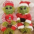 thumbnail image 2 of Grinch Doll Christmas Doll Cute Stuffed Plush Toy, 2 of 3
