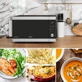 thumbnail image 5 of Galanz ExpressWave Microwave Oven with Patented Inverter Technology, Sensor Cook & Sensor Reheat, 10 Variable Power Levels, Express Cooking Knob, 1250W, 2.2 Cu Ft, Stainless Steel, 5 of 10