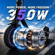 Nexrid Electric Scooter - Electric Scooter Adults, 350W Motor, 19 MPH Top Speed, 8.5 Tires, 19 Miles,Long Range Electric Scooter for Adults and Teens,Purple