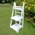 thumbnail image 2 of International Caravan  Royal Fiji 3-Tier Plant Shelf Barn Red, 2 of 3