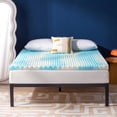 thumbnail image 2 of Best Price Mattress 3-inch Egg Crate Swirl Gel AeroBreeze Cooling Air Flow Memory Foam Topper, Queen, 2 of 10